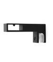 MD 319B BLACK - Conector sticla - teava 30x10