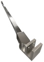 MD 618AP SSS BAR STABILIZING SQUARE WALL - GLASS, 1000mm