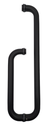 MD 626 BLACK - Pull Handle / Towel Bar 475x275x25