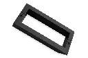 MD 628-165 B BLACK - HANDLE LENGTH L180mm, CC 165mm 30x15