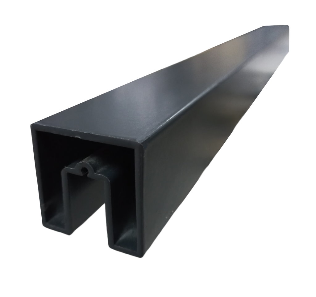 MD 6528 Mana curenta patrata 30X30 mm sticla 10mm 7016MAT