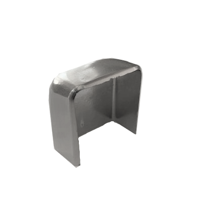 MD 6540TA Dop de capat mana curenta aluminiu natural