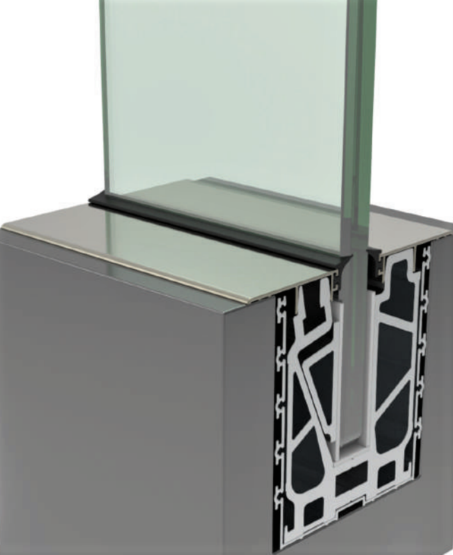 MD 6600/15cm Clema parapet - ingropare in pardosea (15cm)