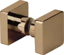 MD 684 GR - Pull Knobs HANDLE 35*35 GOLD ROSE