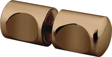 MD 696 GR - Pull Knobs HANDLE 30x38mm GOLD ROSE