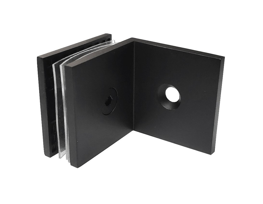 MD 722 B - Conector sticla-perete 90° BLACK