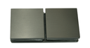 MD 724 GMG - CONNECTOR GLASS-GLASS 180° GUNMETAL GRAY