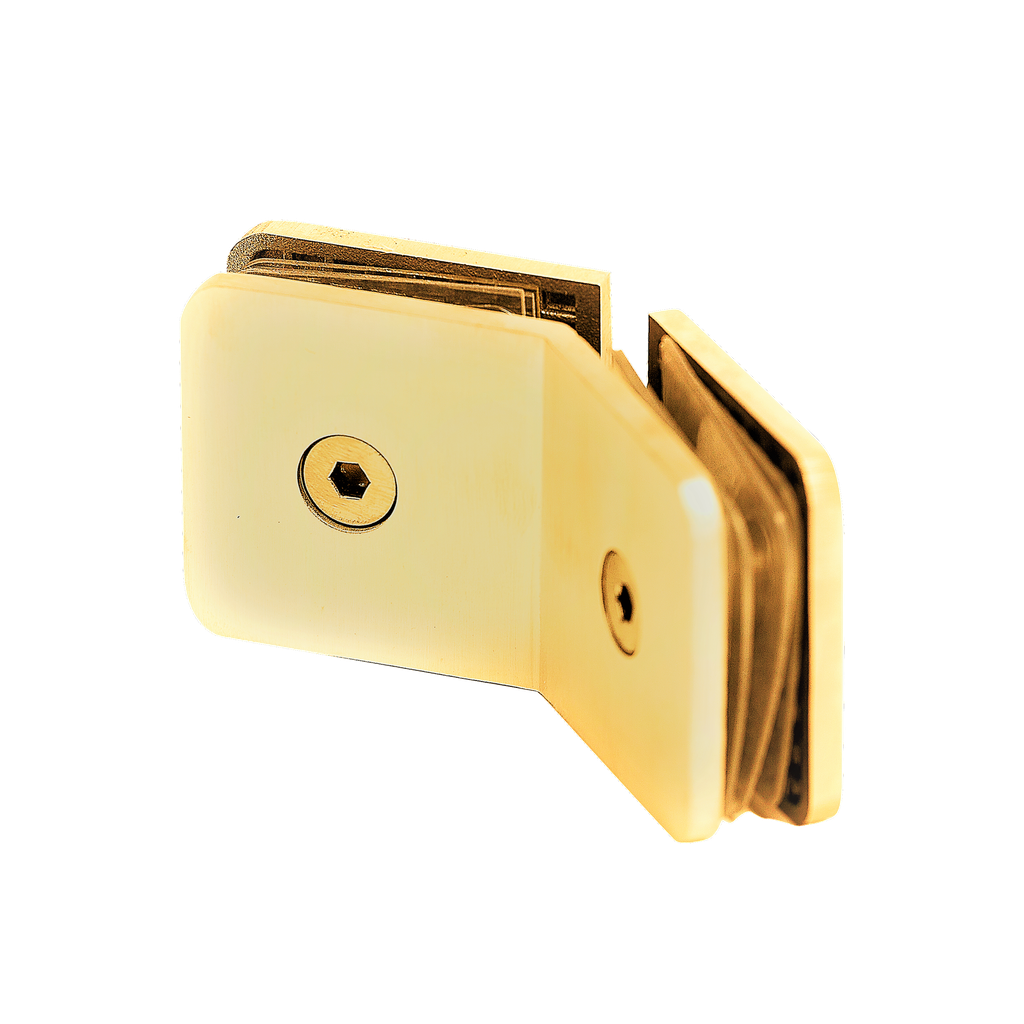 MD 726 G - CONNECTOR GLASS-GLASS 135* GOLD