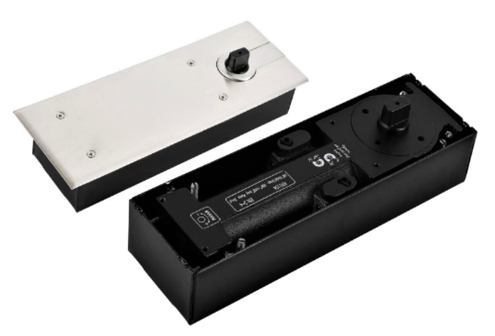 MD 75V SSS – Floor spring, 180° opening with hold at any angle after 90
