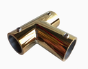 MD 902G GOLD Conector teava-teava 3 directii
