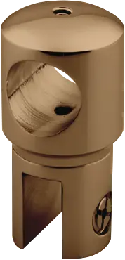 MD 914 GR - Conector stabilizare teava-sticla GOLD ROSE