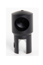 MD 914A B BLACK - Conector stabilizare teava-sticla (inchis)