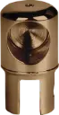 MD 914A GR - CONNECTOR STABILIZATION PIPE-GLASS (CLOSED) GOLD ROSE