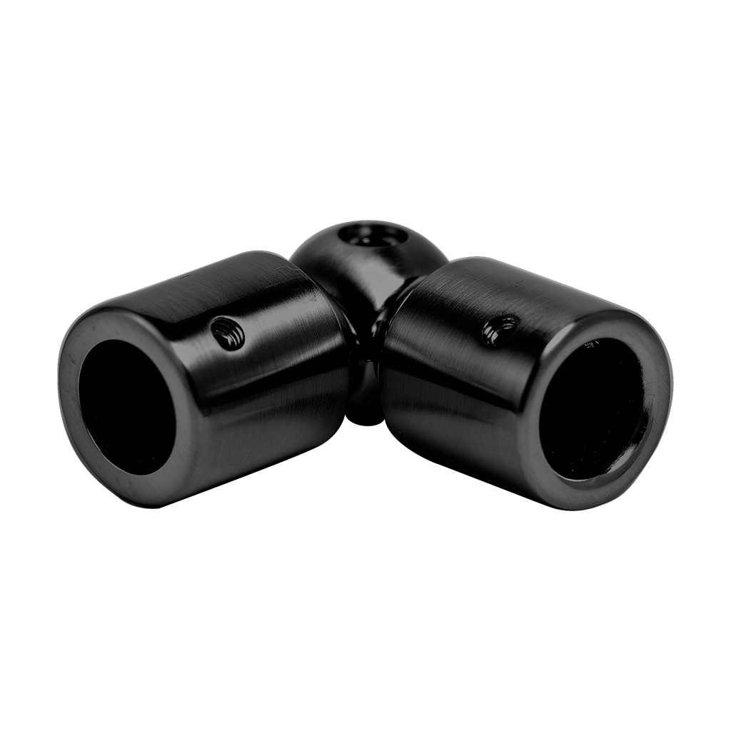 MD 915 B BLACK - CONNECTOR STABILIZATION ADJUSTABLE PIPE-PIPE