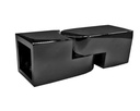 MD 915B / 20x20 BLACK - CONNECTOR STABILIZATION ADJUSTABLE PIPE-PIPE