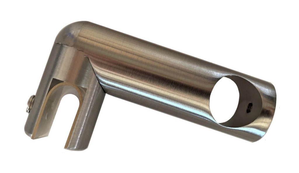 MD 919 - SSS - Conector bara stabilizatoare teava-sticla distantat, cu trecere