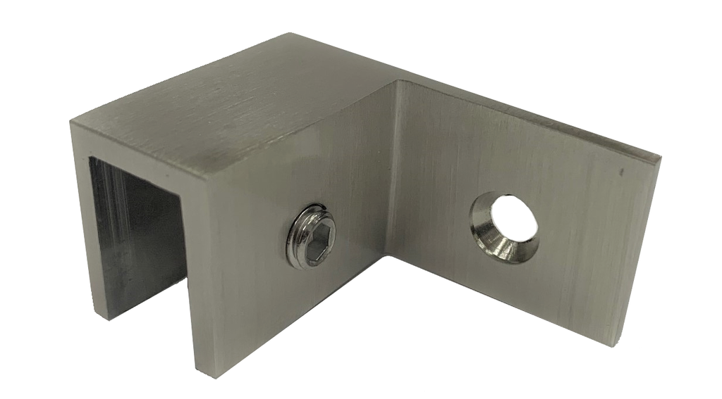 MD M005L SSS Conector aliniere sticla balustrada 8-13mm prindere perete, Stanga