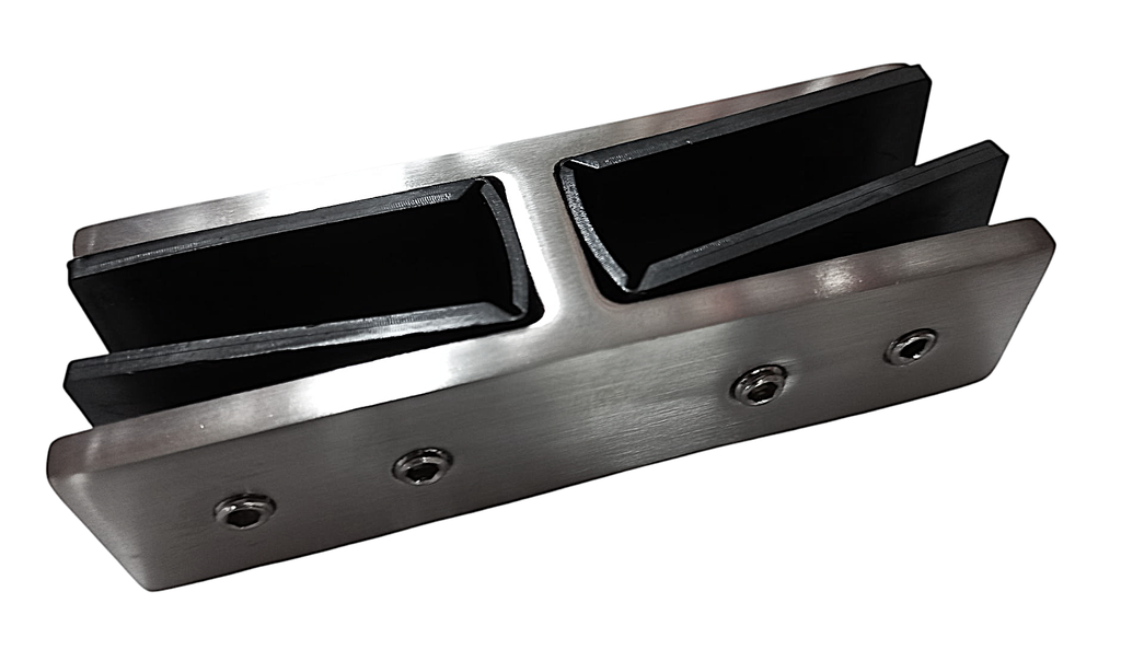 MD M008A-180 - Conector aliniere balustrada sticla-sticla 180* (16mm) SSS