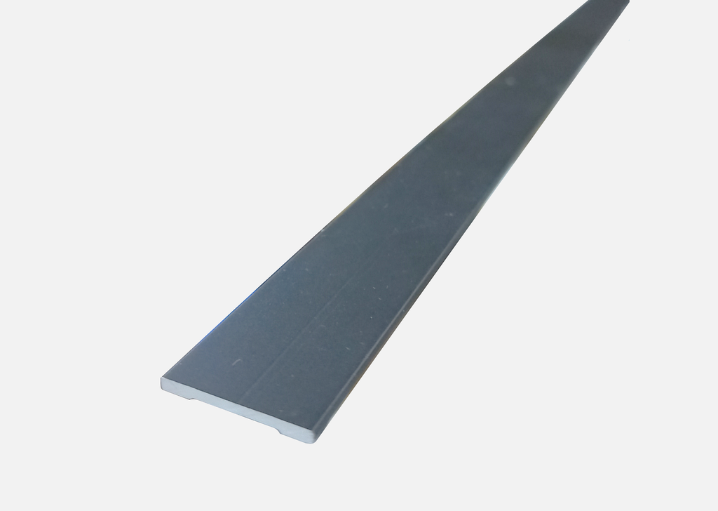 MD136-AN Profil decorativ de sticla, cu 3M, 19x1.8x3000mm ANODIZAT