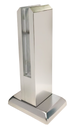 MD-320V Picior sustinere sticla 16mm, patrat (light inox)