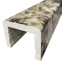 THRESHOLD COMPOSITE FOR CABIN OF SHOWER, GOLDEN BROWN, 1500x60x50mm