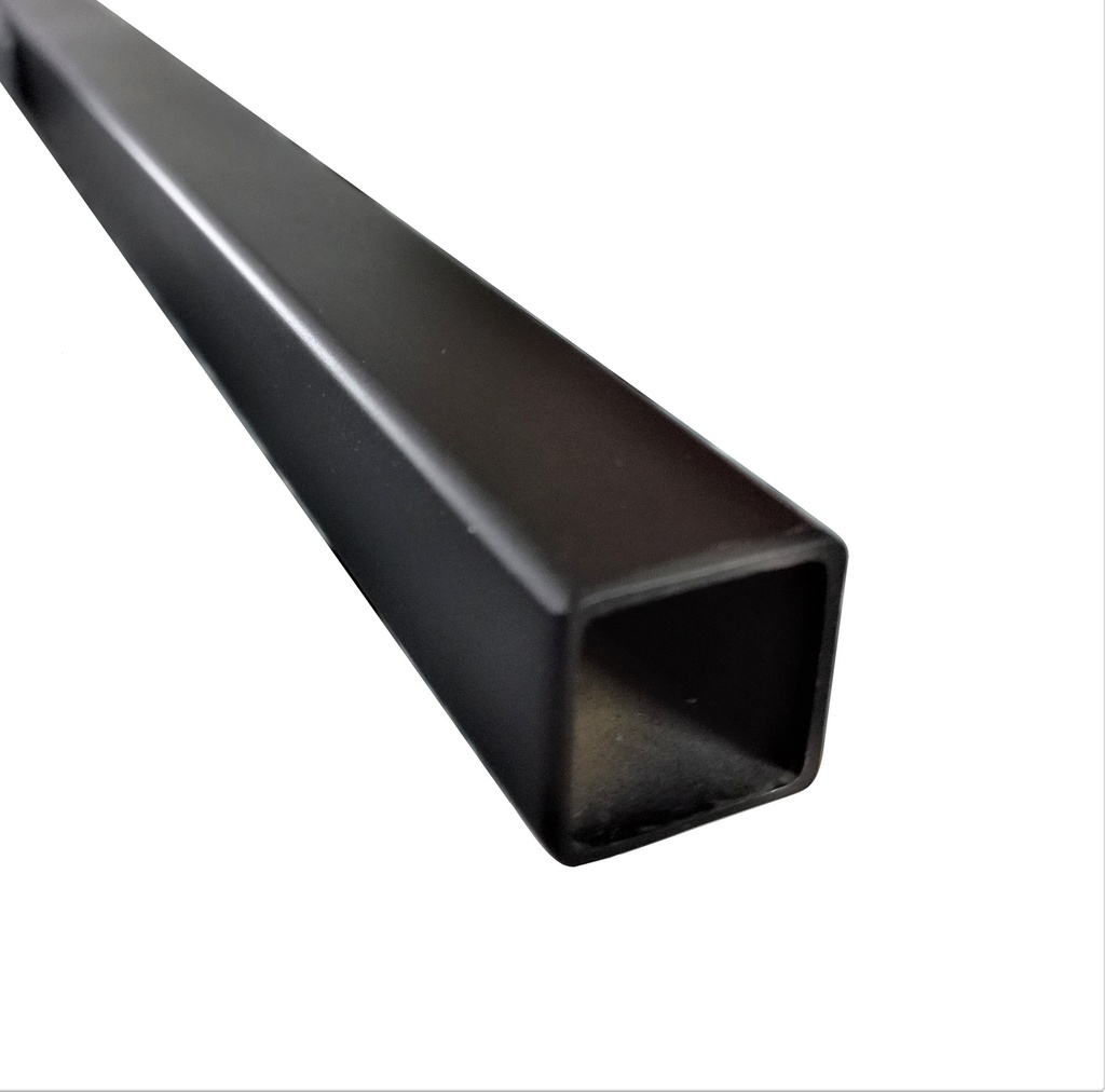 Profil inox 20x20x1.5 / BLACK 1 mt