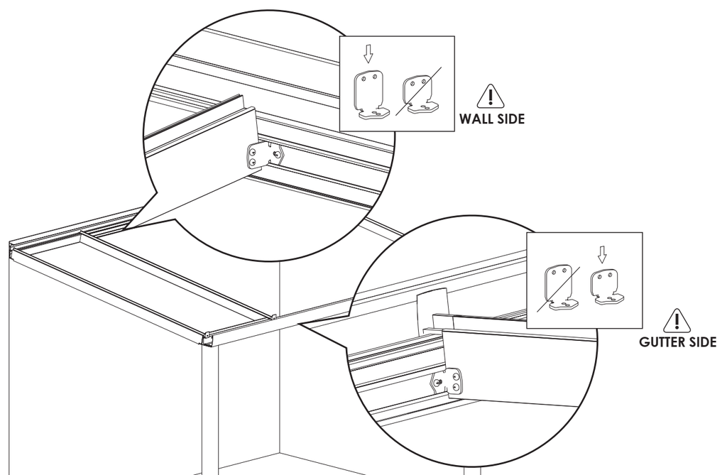 Set conectori montant AG Premium