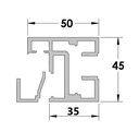 SIRION 5000 - PROFIL PRINDERE SUPRALUMINA - 6M - EV1
