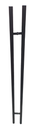 MD 633 B  Maner H1800 mm BLACK (1800*1300*38*1.0)