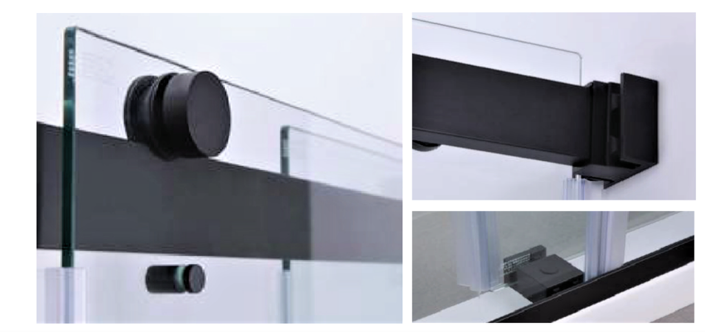 SLIDING SHOWER KIT WITH FIXED panel