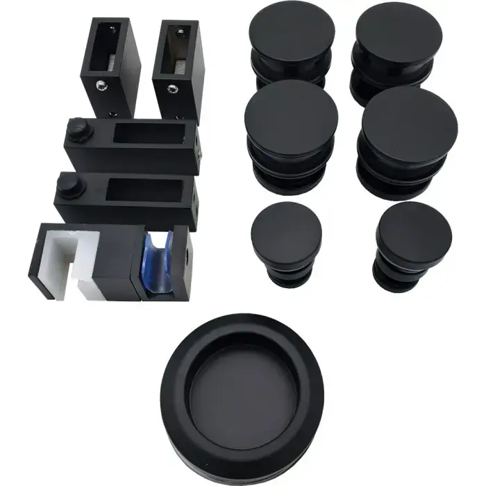 SLIDING SHOWER KIT WITH FIXED panel