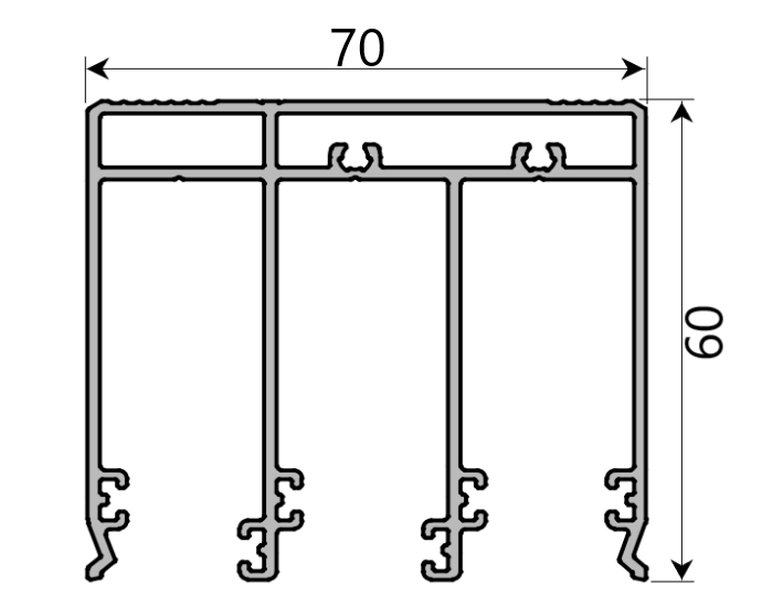 Md 60x70 sina de glisare 3 cai (superioara), , slider next