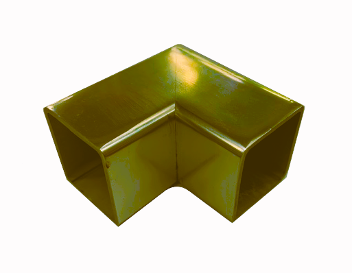 MD 111 Cot la 90 grade mana curenta 30x28 aluminiu GOLD