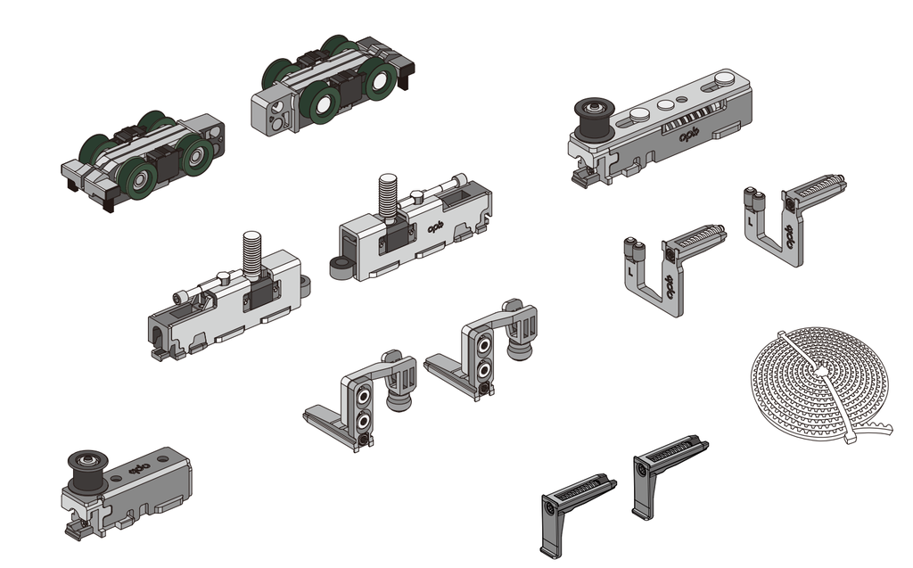 TN1098A OPK PS Set usa mijloc sistem telescopic