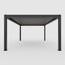 Pergola bioclimatica din aluminiu cu lamele rotative, MD-9700A 3024 x 4065 mm, h3023 RAL7016