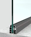 MW5500 Profil suport balustrada sticla 8-12mm RAL 7016 MAT