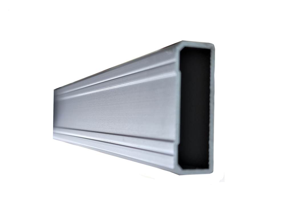 KP34D Profil decorativ de sticla 34x12mm (fara banda dublu adeziva) ANODIZAT