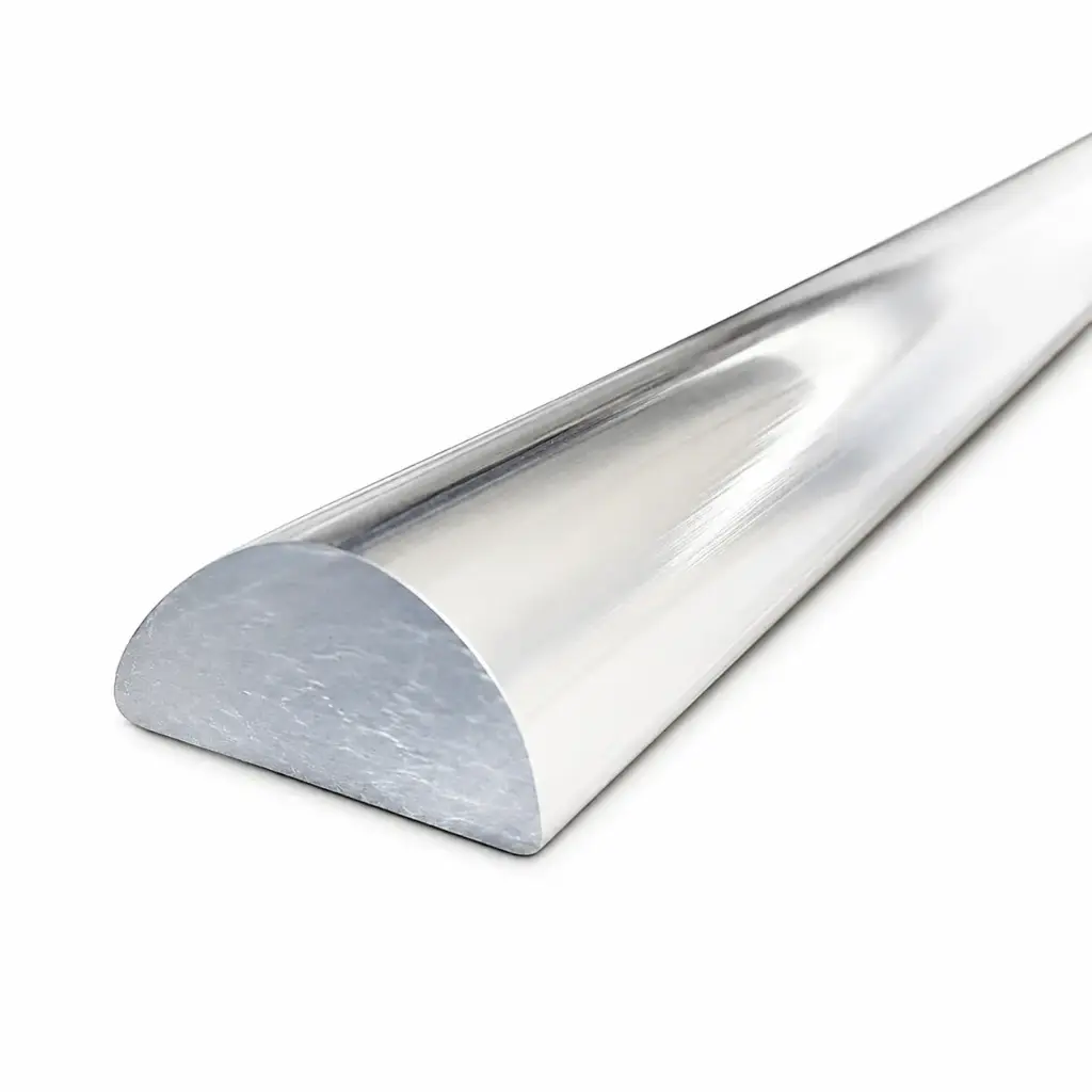 MD 46-1 PROFILE "THRESHOLD" FROM PLASTIC TRANSPARENT 10*10mm (PCS. 2m)