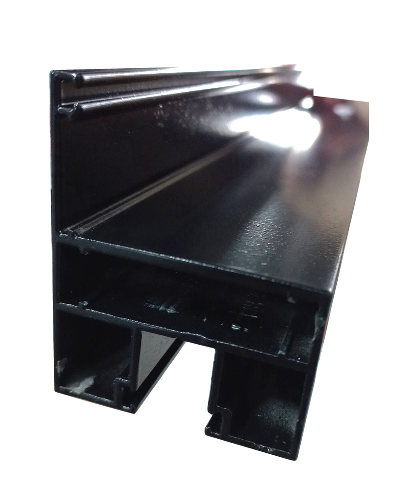 Profil toc fixare sticla 34x61/50mm BLACK
