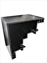 KP34C Profil vertical de colt 65x65mm BLACK