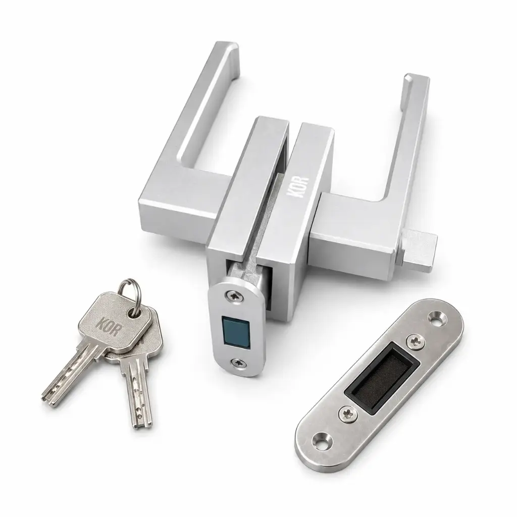 MAG/L01 A Incuietoare orizontala magnetica pentru profil perimetral (ANOD) 
