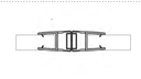 MD 211-8 - BLACK Garnitura siliconica magnetica  180° (sticla8mm) 2.2m