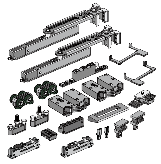 CN123214A OPK PS Set usa armonica A41-G de dreapta latime 680-1200mm 