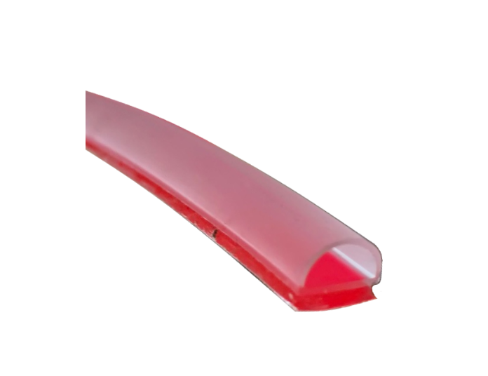 MD 212M / 8*5mm - Garnitura siliconica cu bulb si banda adeziva dubla 3M *8mm L1000mm