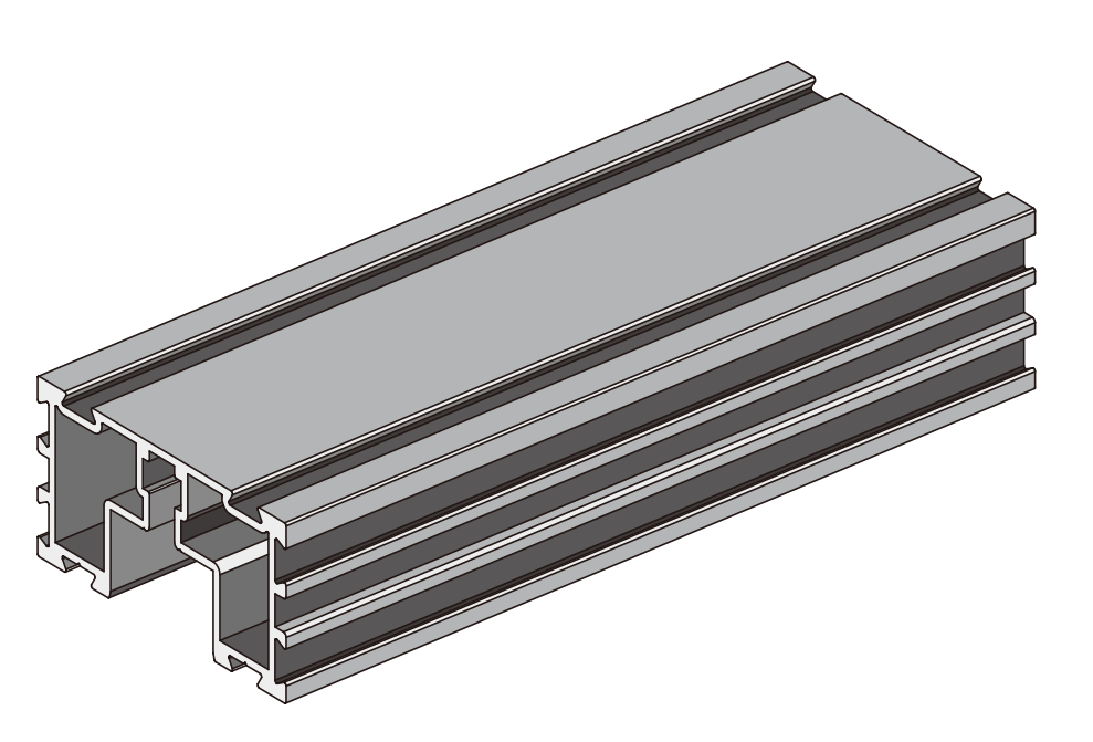 A112 OPK PS Profil sina glisare/ profil vertical sustinere pentru usa POCKET