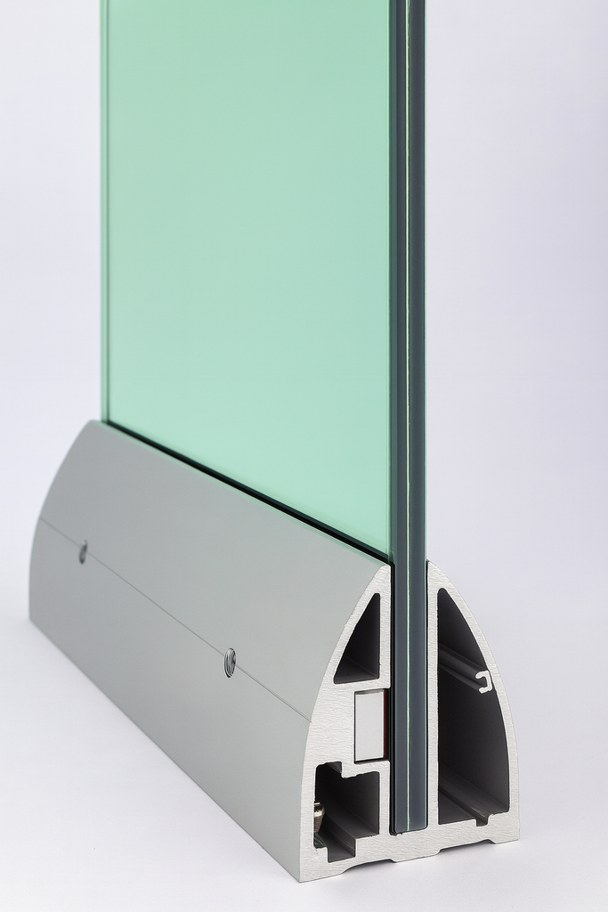 M40 Profil balustrada tip menghina cu fixare pe pardosea