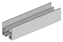 A201-40 OPK PS Profil superior/inferior cadru panou, BLACK