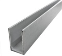MD 12x18 mm - Profil U aluminiu (sticla 6-8mm)