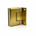 MD 301 Satin GOLD - Balama perete-sticla, talpă întreaga 90°