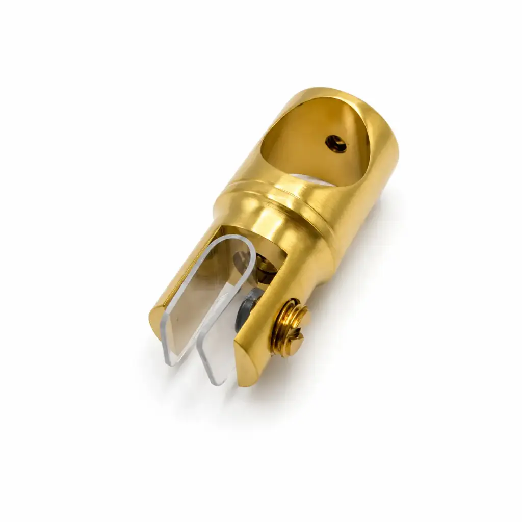 MD 914 SG - Conector stabilizare teava-sticla Satin GOLD